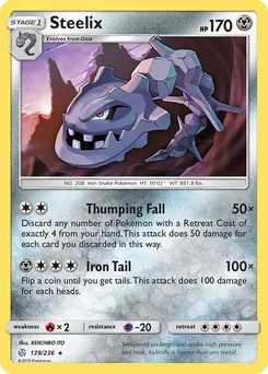 Steelix #139, Standard