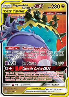 Naganadel & Guzzlord-GX #158, Standard