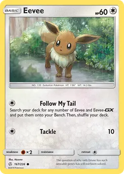 Eevee #167, Reverse Foil