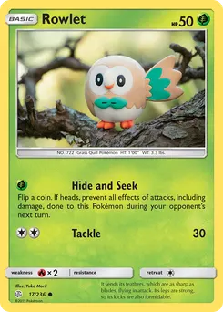 Rowlet #17, Reverse Foil