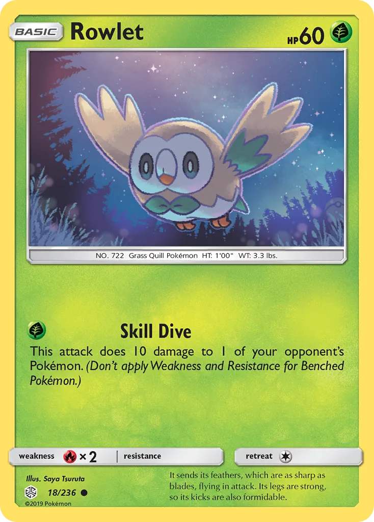 Rowlet #18, Cosmic Eclipse