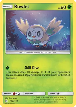 Rowlet #18, Reverse Foil