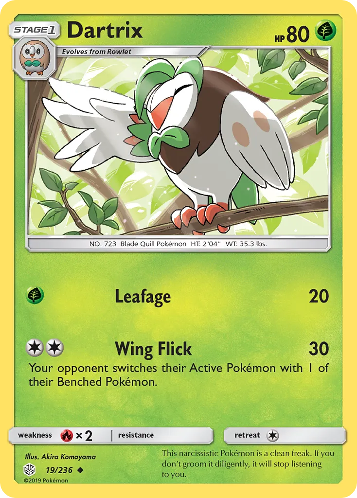 Dartrix #19, Cosmic Eclipse Reverse Foil