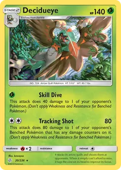 Decidueye #20, Reverse Foil