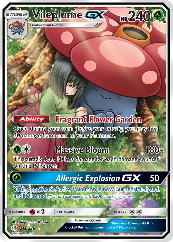 Vileplume-GX #211, Cosmic Eclipse