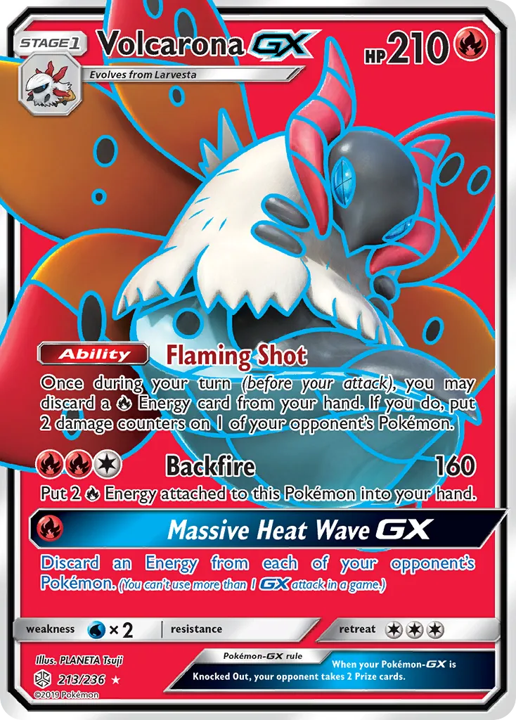 Volcarona-GX #213, Cosmic Eclipse