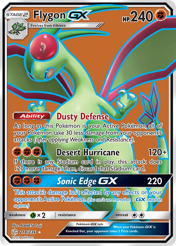 Flygon-GX #218, Cosmic Eclipse