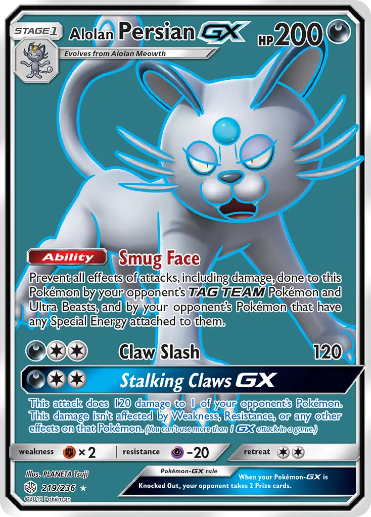 Alolan Persian-GX #219, Cosmic Eclipse
