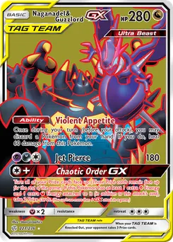 Naganadel & Guzzlord-GX #223, Standard