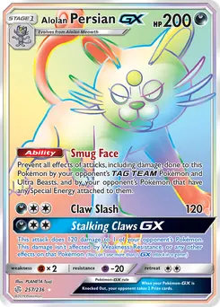 Alolan Persian-GX #257, Secret