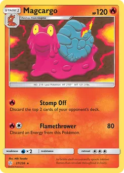 Magcargo #27, Reverse Foil