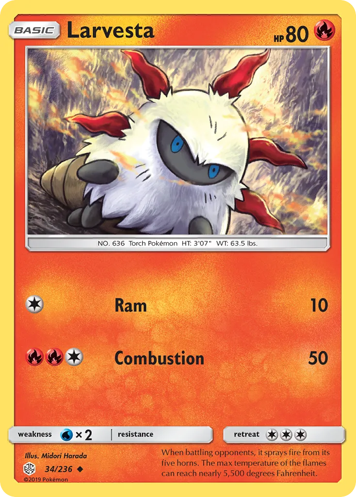 Larvesta #34, Cosmic Eclipse