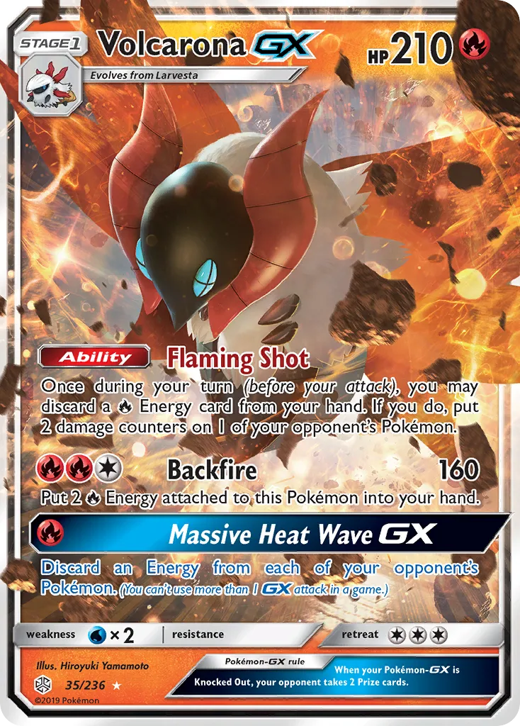 Volcarona-GX #35, Cosmic Eclipse