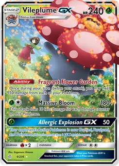 Vileplume-GX #4, Standard