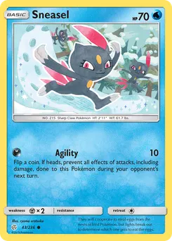 Sneasel #43, Reverse Foil