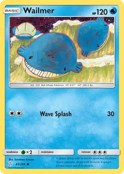 Wailmer #45, Reverse Foil