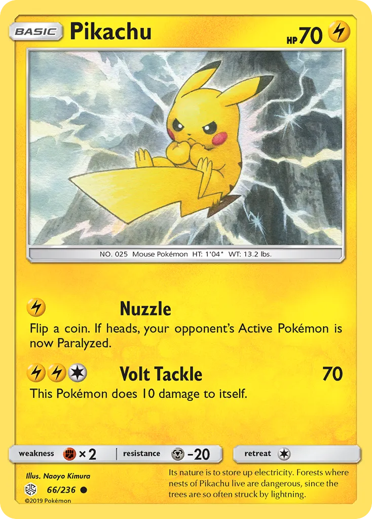 Pikachu #66, Cosmic Eclipse Reverse Foil