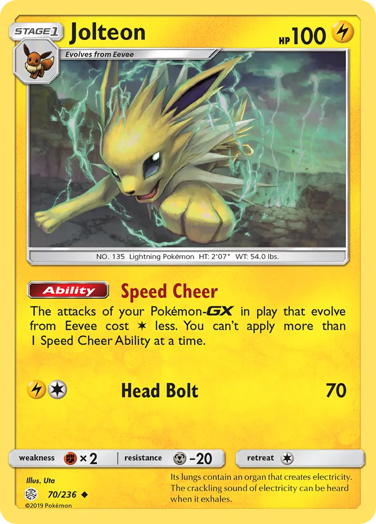 Jolteon #70, Cosmic Eclipse