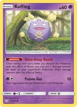 Koffing #76, Reverse Foil