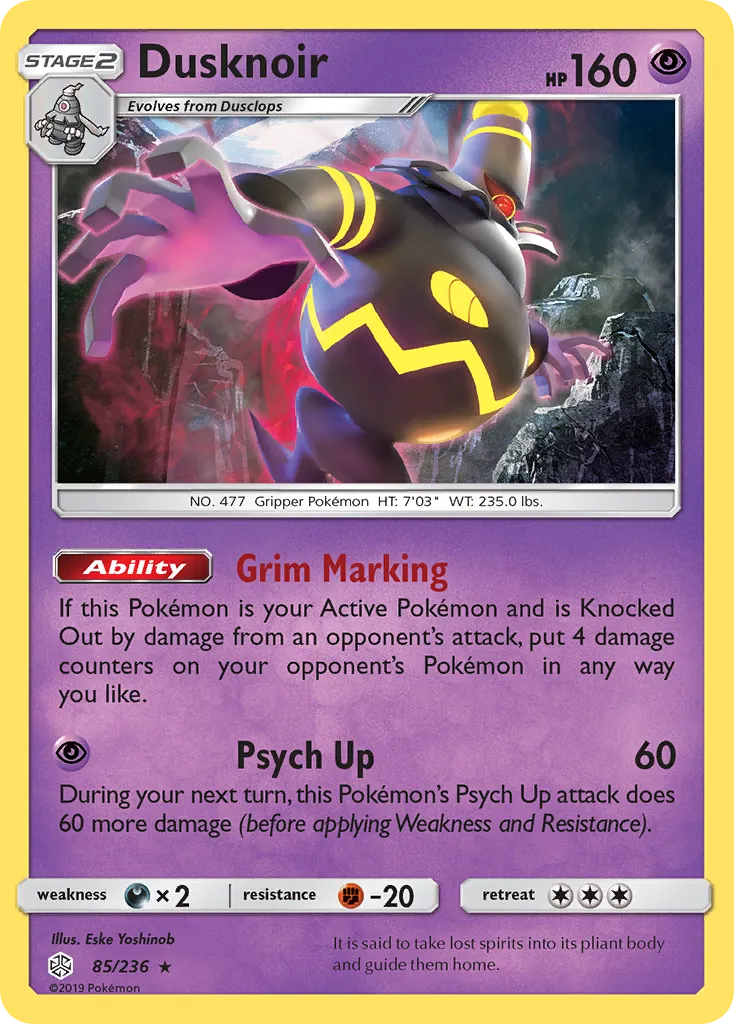 Dusknoir #85, Cosmic Eclipse Holo