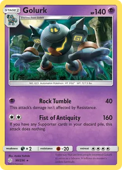 Golurk #90, Cosmic Eclipse