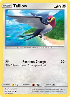 Taillow #103, Guardians Rising