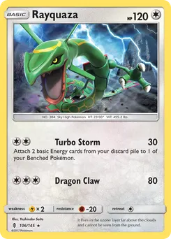 Rayquaza #106, Reverse Foil