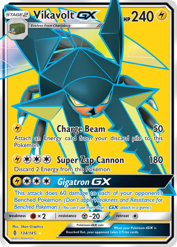 Vikavolt-GX #134, Guardians Rising