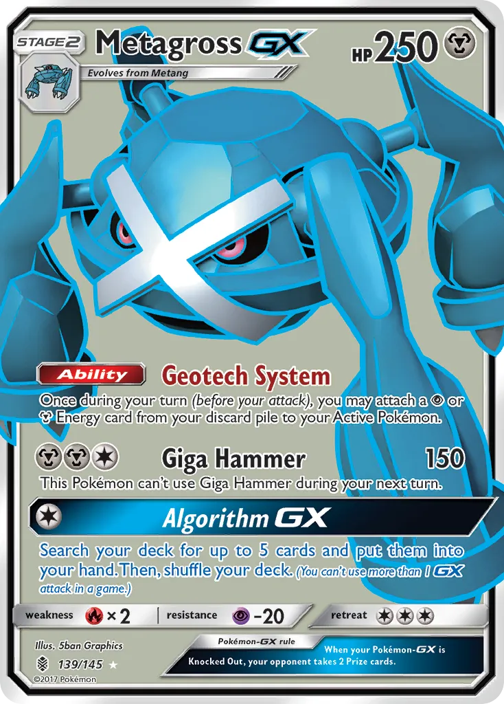 Metagross-GX #139, Guardians Rising