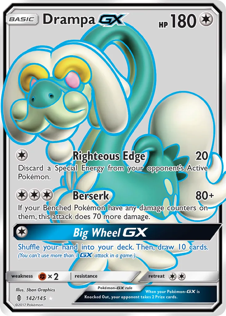 Drampa-GX #142, Guardians Rising