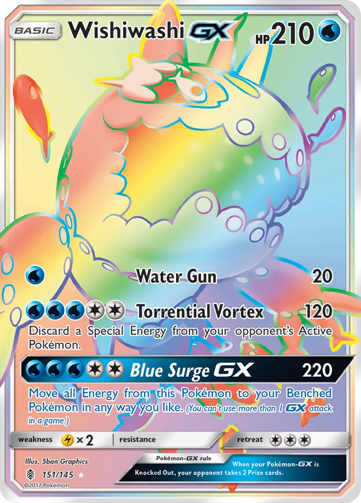 Wishiwashi-GX #151, Guardians Rising Secret