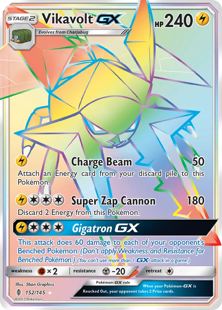 Vikavolt-GX #152, Guardians Rising Secret