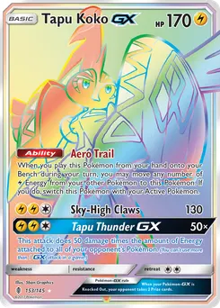 Tapu Koko-GX #153, Secret