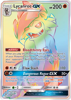 Lycanroc-GX #156, Secret