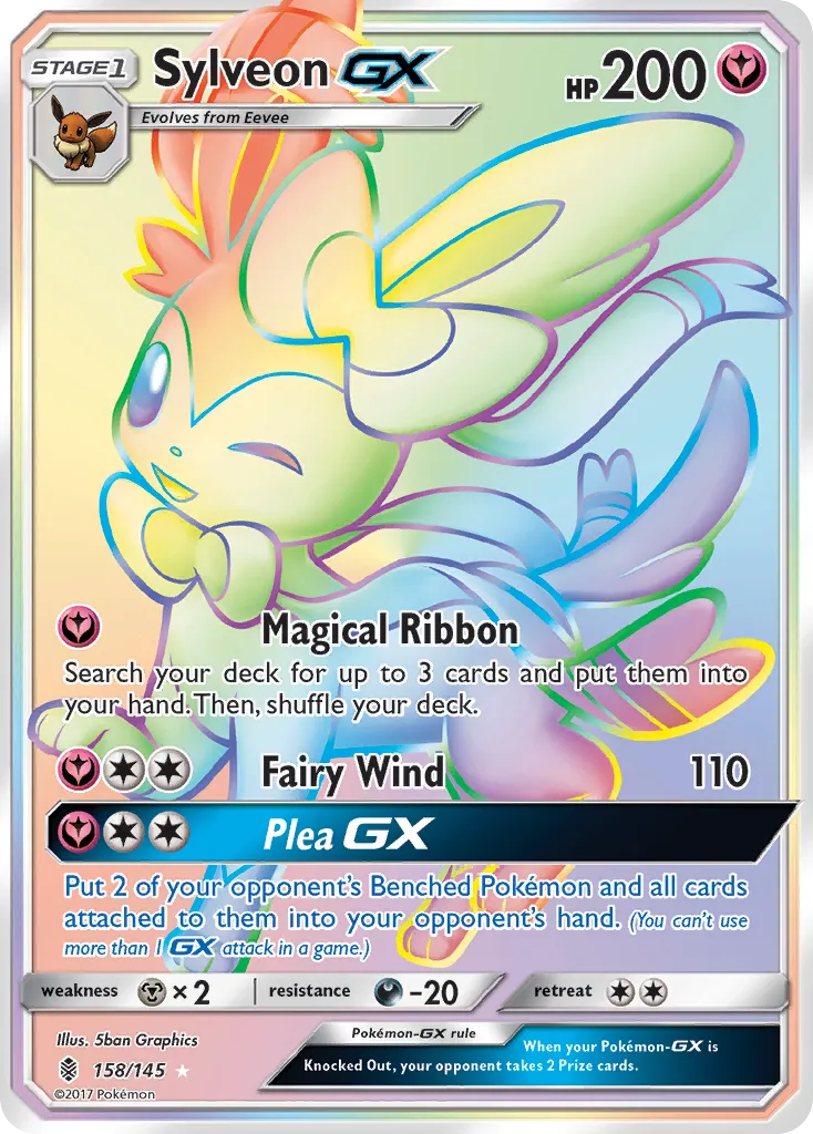 Sylveon-GX #158, Guardians Rising Secret