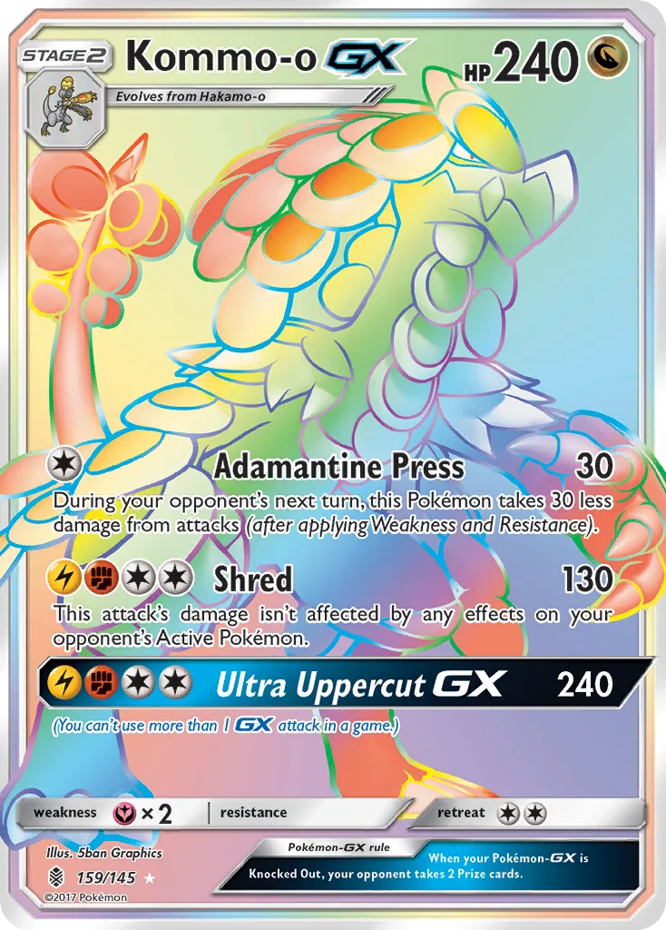 Kommo-o-GX #159, Guardians Rising Secret