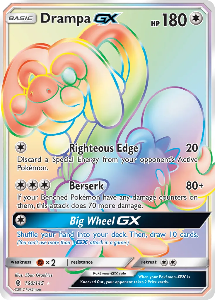 Drampa-GX #160, Guardians Rising Secret