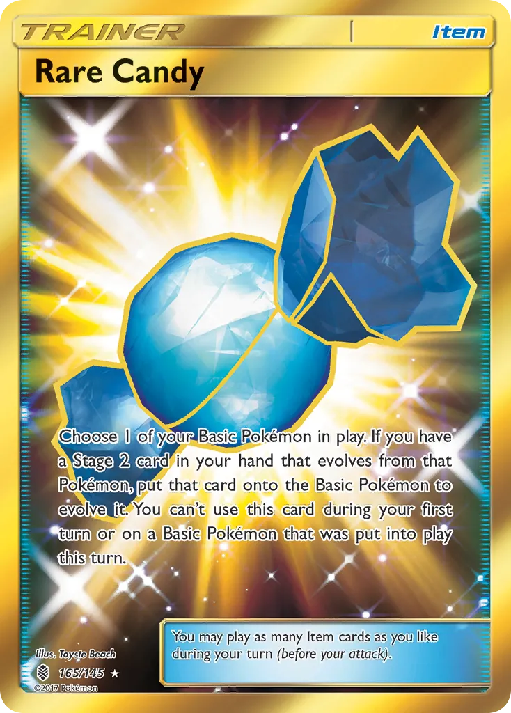 Rare Candy #165, Guardians Rising Secret