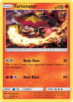 Turtonator #17, Reverse Foil