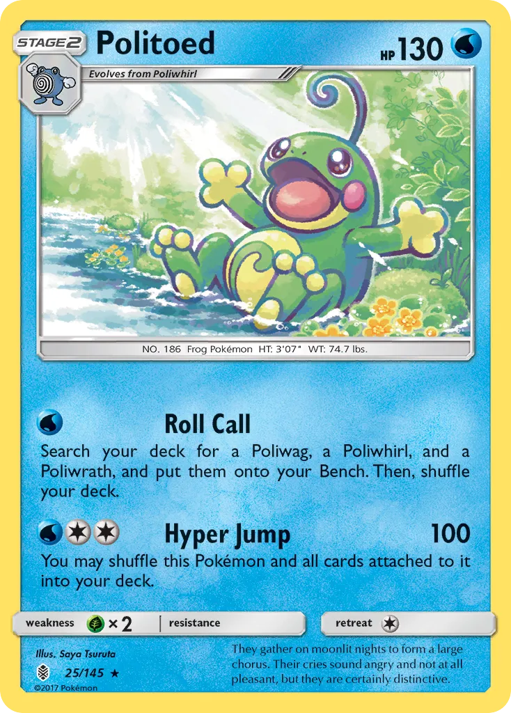 Politoed #25, Guardians Rising