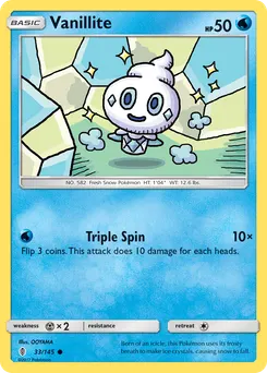 Vanillite #33, Reverse Foil
