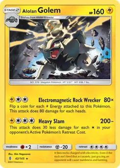 Alolan Golem #42, Standard