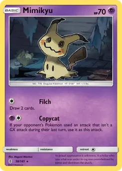 Mimikyu #58, Hidden Moon Deck