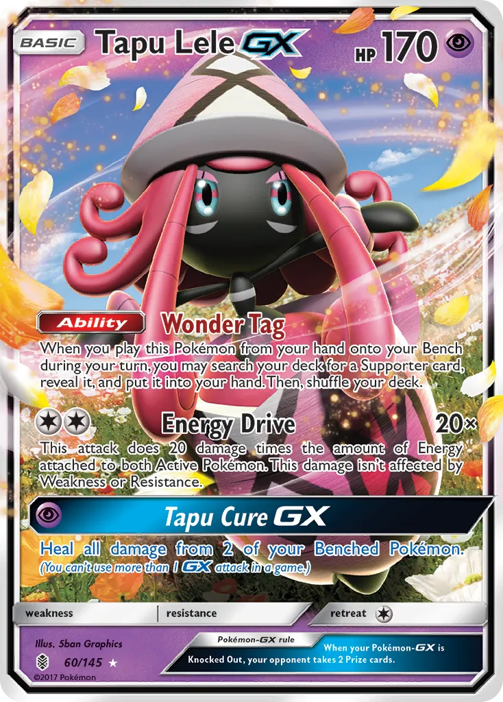 Tapu Lele-GX #60, Guardians Rising