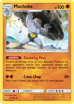 Machoke #64, Reverse Foil