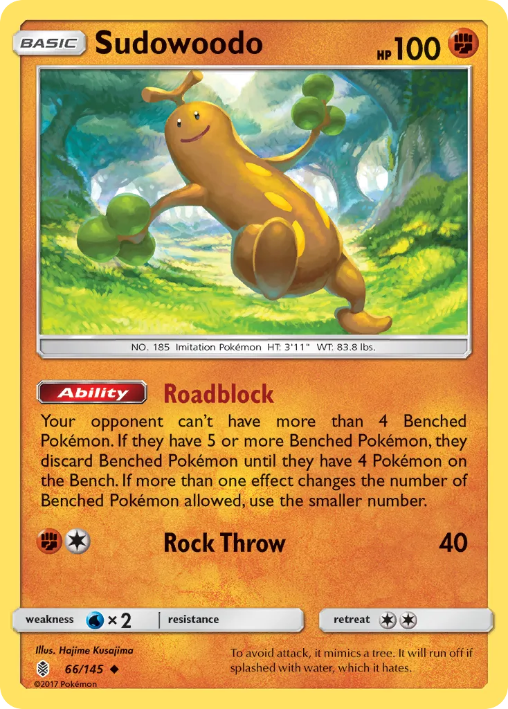 Sudowoodo #66, Guardians Rising