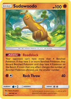 Sudowoodo #66, Standard
