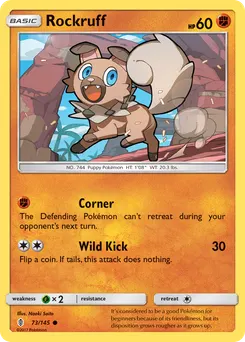 Rockruff #73, Reverse Foil