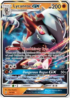 Lycanroc-GX #74, Standard