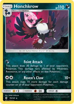 Honchkrow #79, Guardians Rising